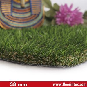 césped artificial de 38mm de pelo de perfil mullido y natural floorintex.com