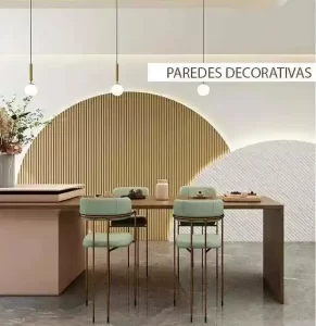 ejemplos instalacion panleles acusticos decorativos 3D restaurante