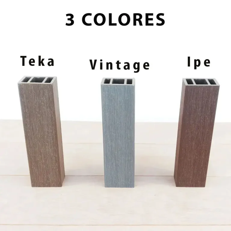 Postes de composite Deckron 3 colores de muestra