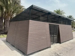 Panel sencillo IPE en estructura metálica