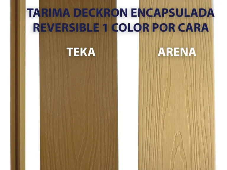 Tarima encapsulada Deckron Teka-Arena 2026